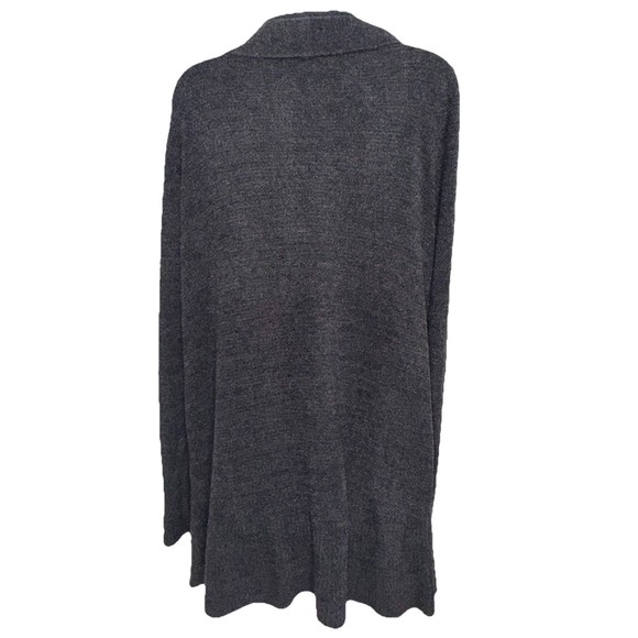 Barefoot Dreams CozyChic Ultra Lite Patch Pocket Wide Leg Pants Gray Women L/ XL - Picture 4 of 11